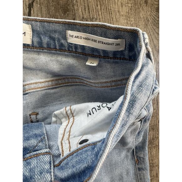 Artizia Denim Forum Jeans Women’s The Arlo High Rise Straight 26L Button Fly - Picture 3 of 12